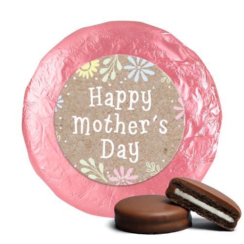 Bonnie Marcus Collection Mother's Day Pastel Flowers Theme Milk Chocolate Covered Oreos