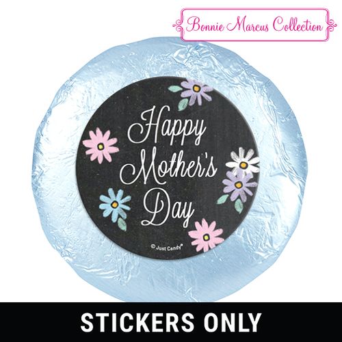 Bonnie Marcus Collection Mother's Day Script Theme 1.25" Stickers (48 Stickers)