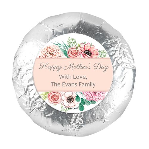 Bonnie Marcus Collection Mother's Day Painted Flowers 1.25" Stickers (48 Stickers)
