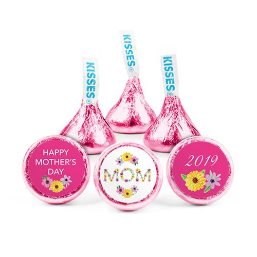 Personalized Mother's Day Floral Mom Hershey's Kisses