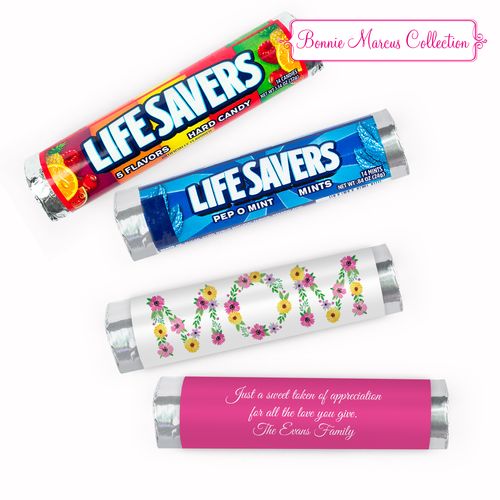 Personalized Bonnie Marcus Mother's Day Mom Lifesavers Rolls (20 Rolls)