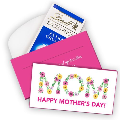 Deluxe Personalized Mother's Day Lindt Chocolate Bars (3.5oz)