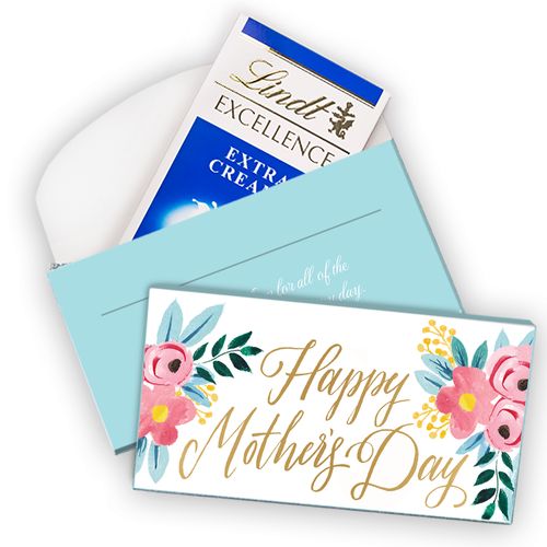 Deluxe Personalized Happy Mother's Day Lindt Chocolate Bars (3.5oz)