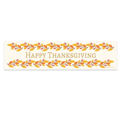 Bonnie Marcus Thanksgiving Give Thanks 5 Ft. Banner