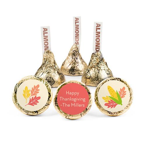 Personalized Bonnie Marcus Thanksgiving Happy Harvest Hershey's Kisses