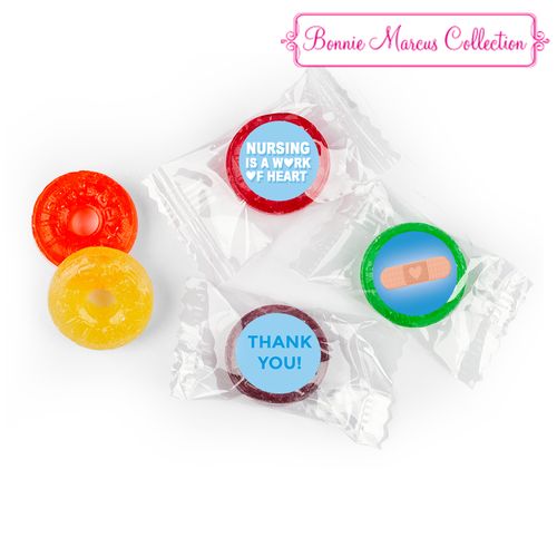 Personalized Bonnie Marcus Collection Nurse Appreciation Hearts Life Savers 5 Flavor Hard Candy