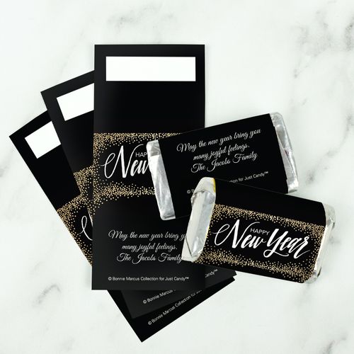 Personalized New Years Bubbles Mini Wrappers Only