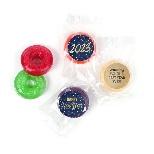 Personalized Life Savers 5 Flavor Hard Candy - New Year's Midnight Celebration