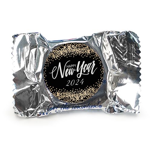 Personalized New Year's Bubbles Peppermint Patties
