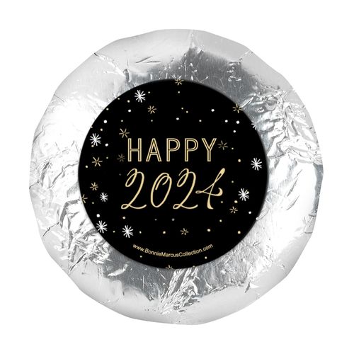 Personalized New Year's Stars 1.25" Stickers (48 Stickers)