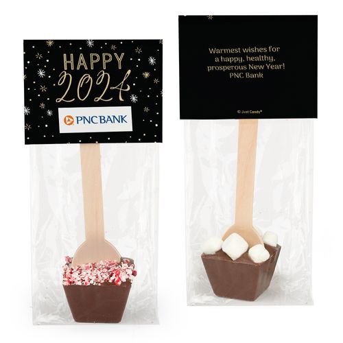 Personalized New Year's Party & Prosper Hot Chocolate Spoon