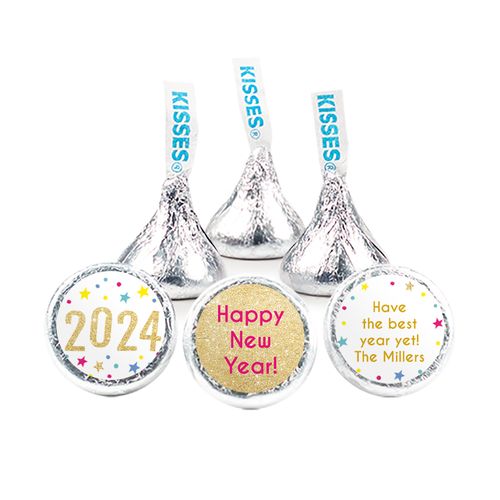 Personalized New Year's Eve Starry Celebration Hershey's Kisses
