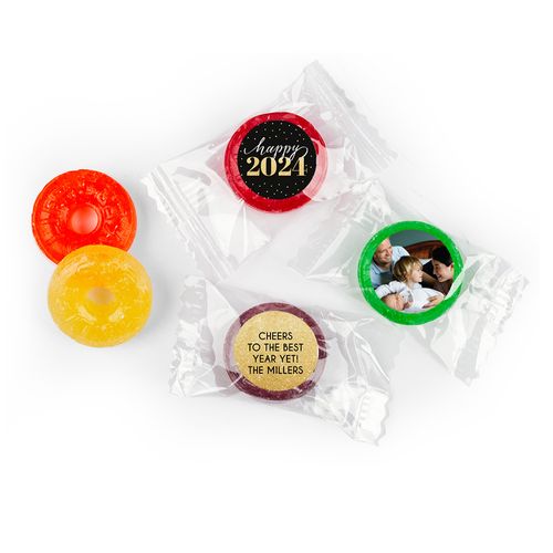 Personalized Life Savers 5 Flavor Hard Candy - New Year's Eve Royal Glitz