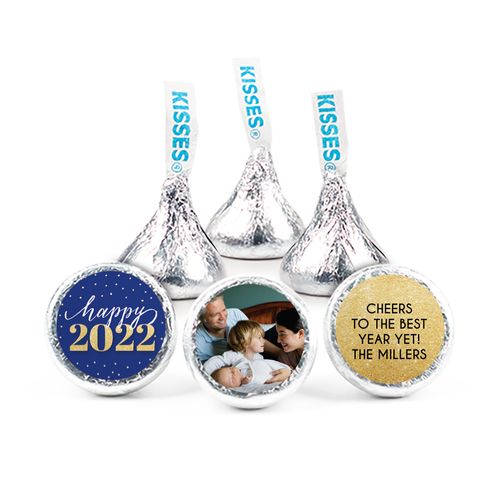 Personalized New Year's Eve Royal Glitz Hershey's Kisses