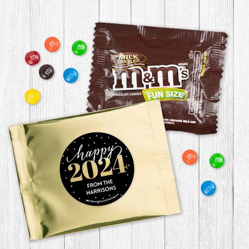 Personalized New Year's Eve Royal Glitz - Milk Chocolate M&Ms