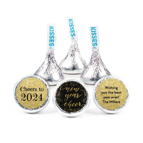 Personalized New Year's Eve Cheer 3/4" Stickers (108 Stickers)
