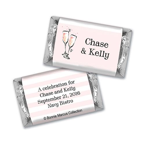 The Bubbly Rehearsal Dinner Personalized Miniature Wrappers