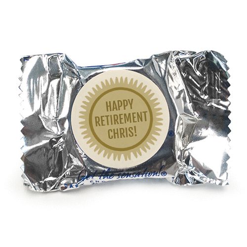 Personalized Bonnie Marcus Collection Retirement Certificate Assembled York Peppermint Patties (84 Pack)