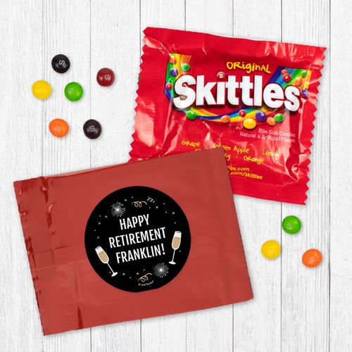 Personalized Bonnie Marcus Retirement Cheers - Skittles