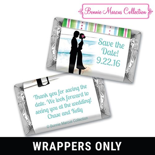 Bonnie Marcus Collection Wrapper Tropical I Do Save the Date Candy Bars