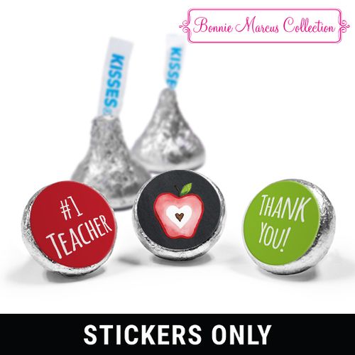 Bonnie Marcus Collection Teacher Appreciation Apple 3/4" Sticker (108 Stickers)