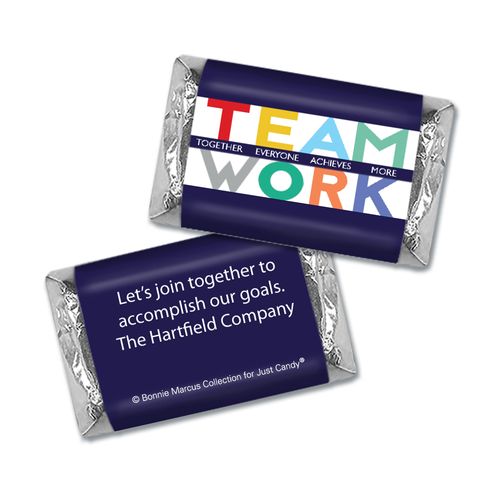 Personalized Bonnie Marcus Collection Teamwork Acrostic Miniature Wrappers Only