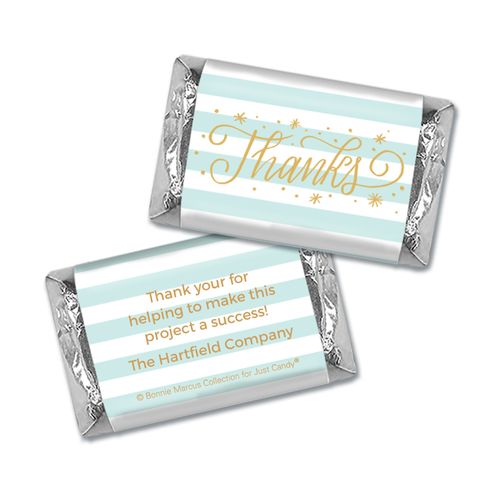 Personalized Bonnie Marcus Stars and Stripes Thank You Mini Wrappers Only