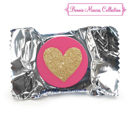 Bonnie Marcus Collection Valentine's Day Glitter Heart York Peppermint Patties