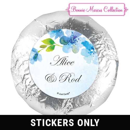 Personalized Bonnie Marcus 1.25" Stickers - Wedding Flower Arch (48 Stickers)