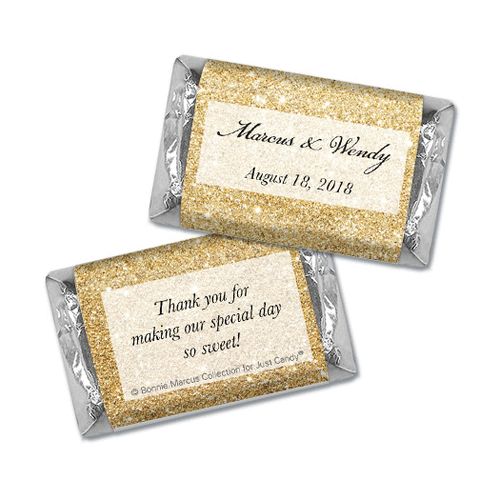 Personalized Bonnie Marcus Hershey's Miniatures - Wedding All That Glitters