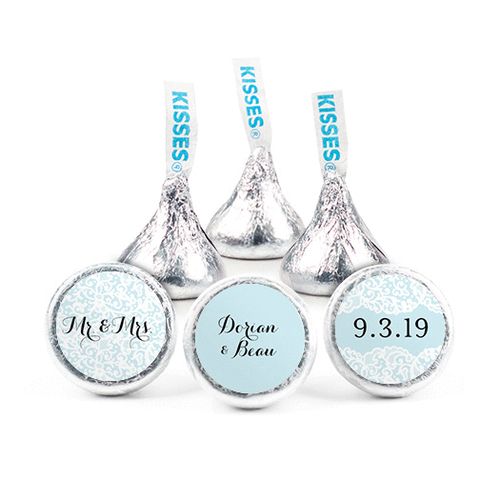 Personalized Wedding Lace Trim Hershey's Kisses