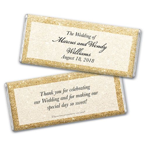 Personalized Bonnie Marcus Chocolate Bar & Wrapper - Wedding All That Glitters