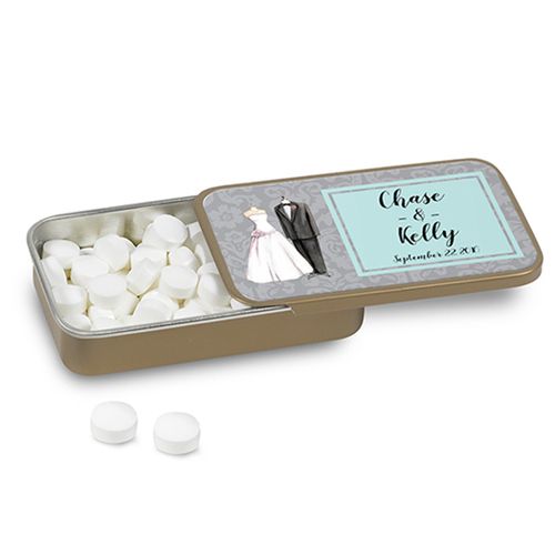Bonnie Marcus Collection Personalized Mint Tin Together Forever Custom Wedding Favor