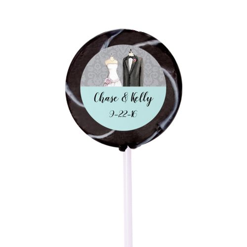 Bonnie Marcus Collection Personalized Small Swirly Pop Together Forever Custom Wedding Favor (24 Pack)