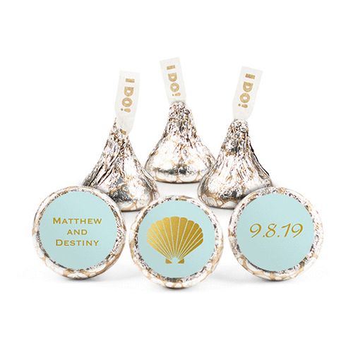 Personalized Wedding Shell Hershey's Kisses