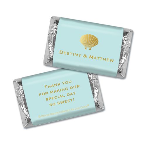 Personalized Bonnie Marcus Mini Wrappers Only - Wedding Siren's Shell