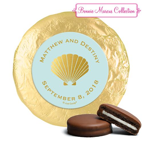 Personalized Bonnie Marcus Milk Chocolate Covered Oreos - Wedding Siren's Shell