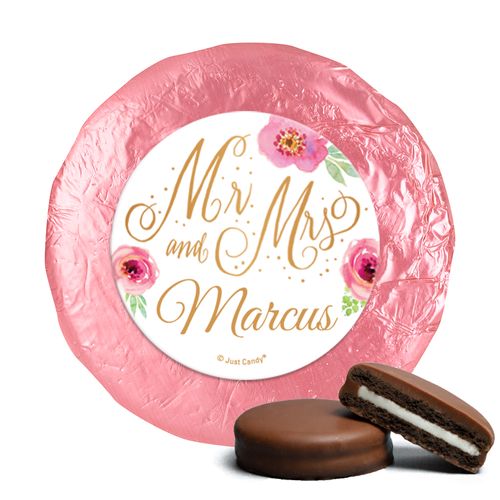 Personalized Chocolate Covered Oreos - Wedding Reception Mr. & Mrs.