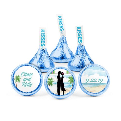 Personalized Wedding Reception Tropical I Do Hershey's Kisses