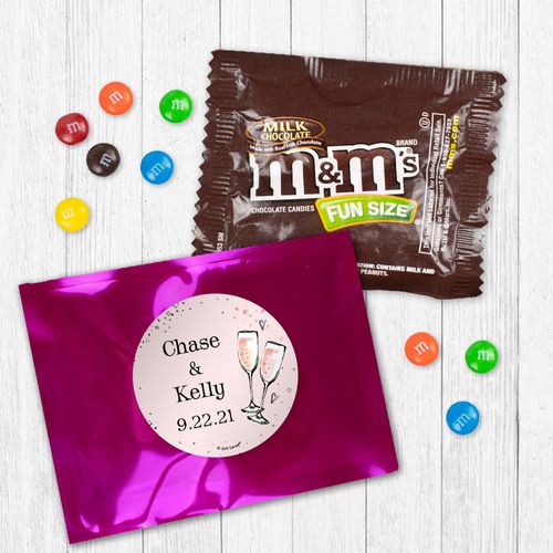 Personalized Bonnie Marcus Wedding The Bubbly - Milk Chocolate M&Ms