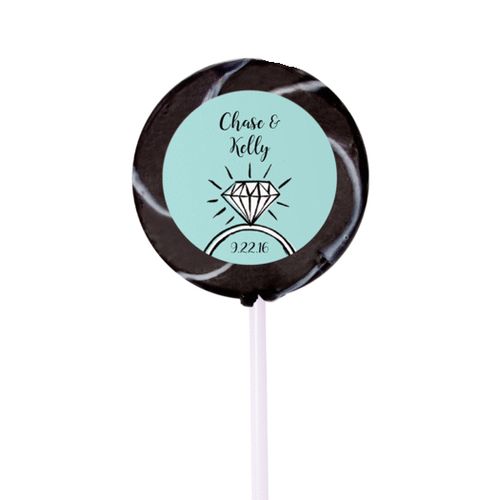 Bonnie Marcus Collection Personalized Small Swirly Pop Last Fling Custom Wedding Favor (24 Pack)