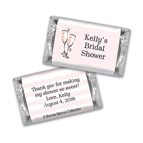 The Bubbly Bridal Shower Personalized Miniature Wrappers