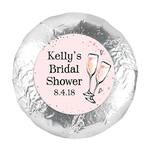 The Bubbly Bridal Shower Favors 1.25in Stickers