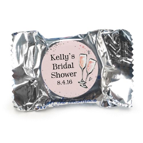 The Bubbly Bridal Shower Personalized York Peppermint Patties Assembled