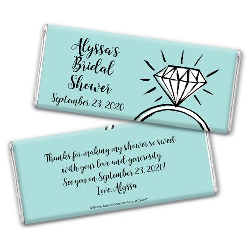 Last Fling Bridal Shower Favors Personalized Candy Bar - Wrapper Only