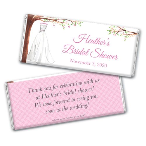 Personalized Bonnie Marcus Chocolate Bar Wrapper - Wonderful Wedding Dress