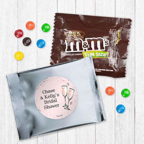 Personalized Bonnie Marcus Bridal Shower The Bubbly - Milk Chocolate M&Ms