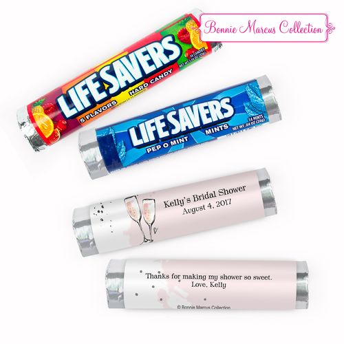 Personalized Bridal Shower The Bubby Lifesavers Rolls (20 Rolls)