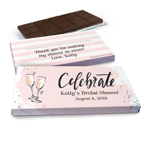 Deluxe Personalized Bubbly Chocolate Bar in Gift Box (3oz Bar)
