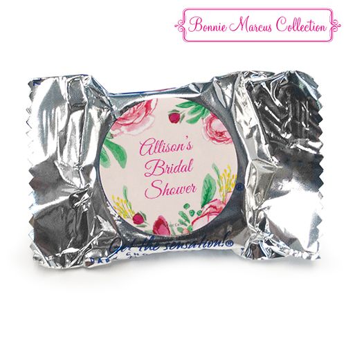 Personalized York Peppermint Patties - Bridal Shower Fabulous Floral